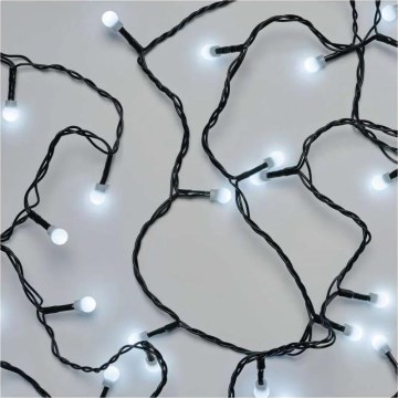LED kalėdinė girlianda 300 LED/8 funkcijų 35 m šaltai balta