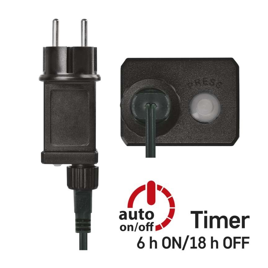 LED Kalėdinė girlianda 300xLED 5,2+3 m šiltai balta