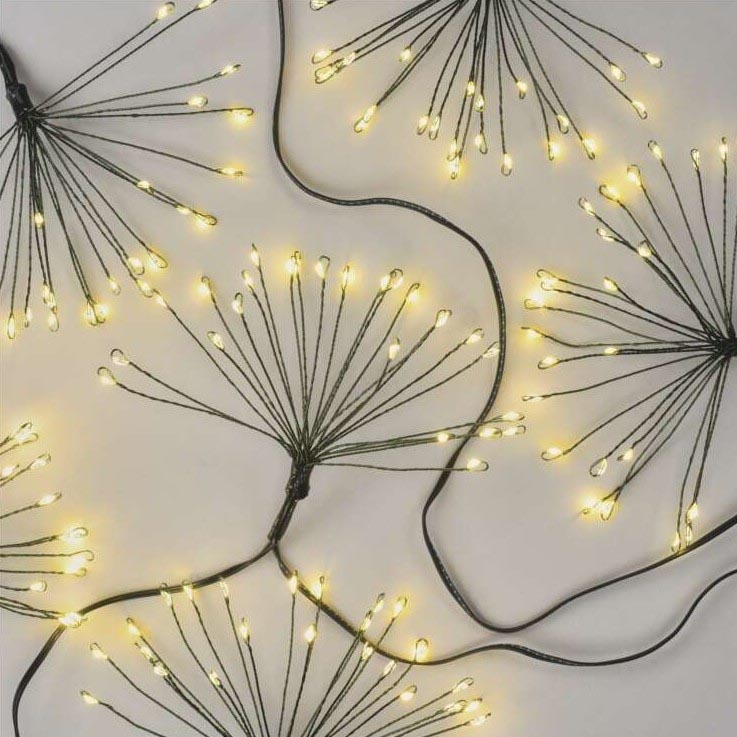 LED Kalėdinė girlianda 300xLED/8,2m šiltai balta