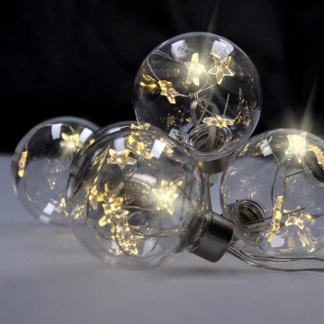 LED kalėdinė girlianda 30xLED 2,5m šilta balta