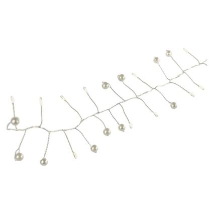 LED Kalėdinė girlianda 40xLED/3xAA 1,5 m šiltai balta