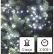 LED Kalėdinė girlianda 450xLED/11m šaltai balta