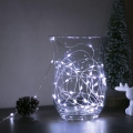 LED Kalėdinė girlianda 50xLED/3xAA 5,25m šaltai balta