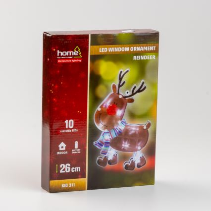 LED Kalėdinė lango dekoracija 10xLED/3xAAA