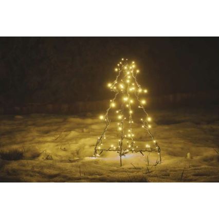 LED Kalėdinė lauko dekoracija 90xLED/1,2W/230V IP44 medis