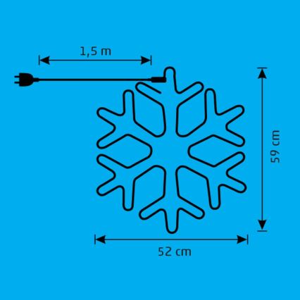 LED Kalėdinė lauko dekoracija LED/26W/230V IP44