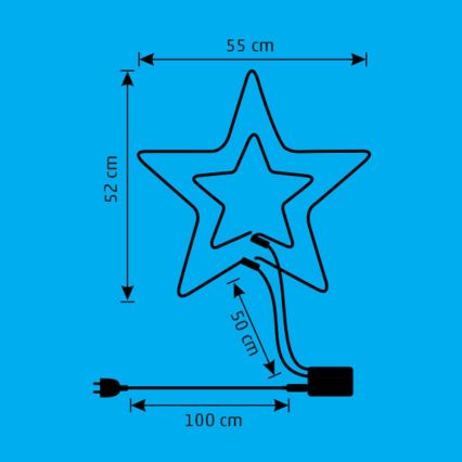 LED Kalėdinė lauko dekoracija LED/26W/230V IP44