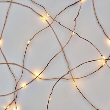 LED Kalėdinė lauko girlianda 100xLED/15m IP44 šiltai balta