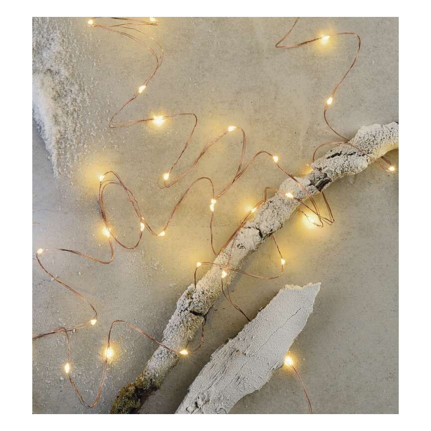 LED Kalėdinė lauko girlianda 100xLED/15m IP44 šiltai balta