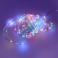 LED Kalėdinė lauko girlianda 100xLED/3xAA 5,45 m IP44 daugiaspalvė