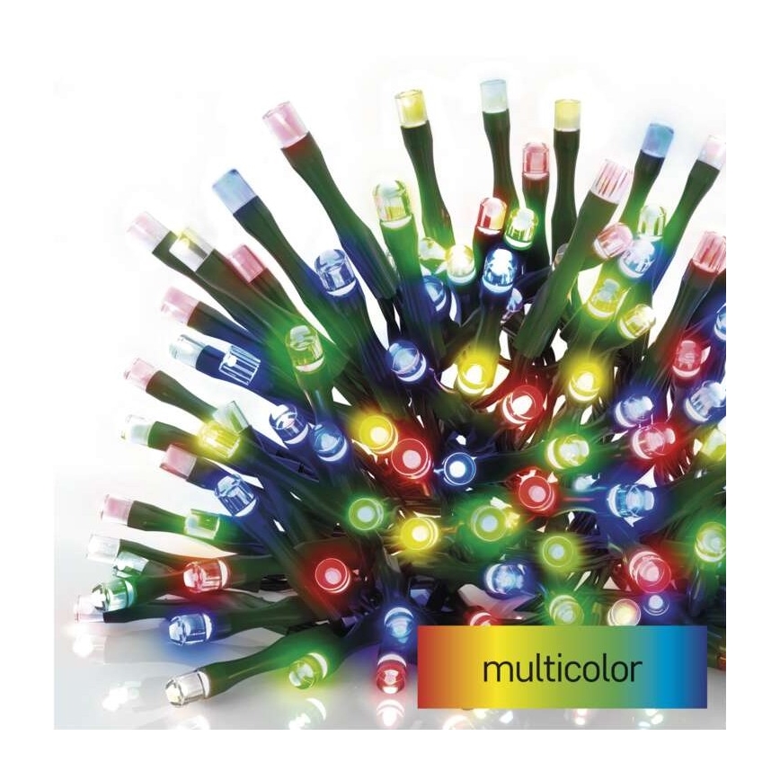 LED Kalėdinė lauko girlianda 120xLED/17m IP44 daugiaspalvė