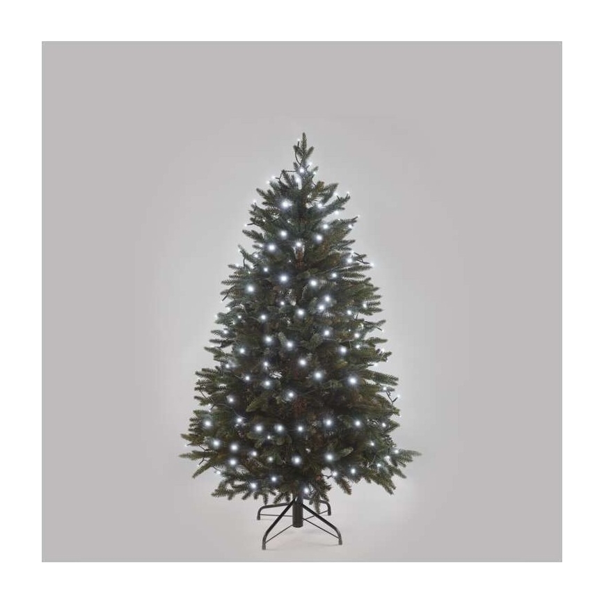 LED Kalėdinė lauko girlianda 120xLED/17m IP44 šaltai balta