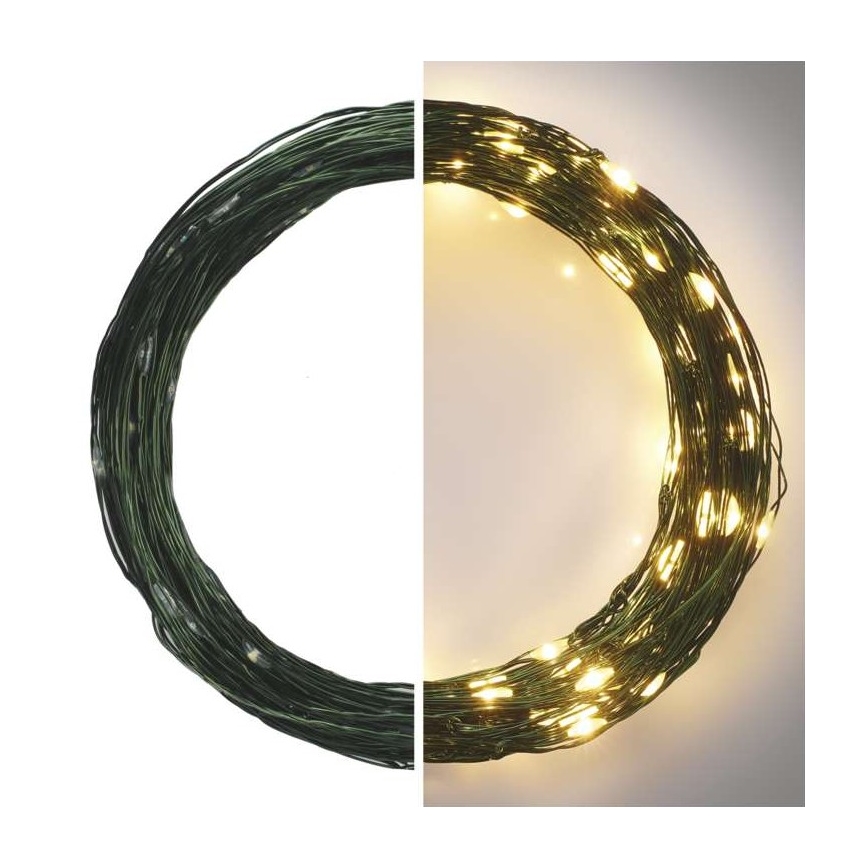 LED Kalėdinė lauko girlianda 150xLED/20m IP44 šiltai balta
