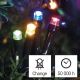 LED Kalėdinė lauko girlianda 180xLED/8 modes 23m IP44 daugiaspalvė