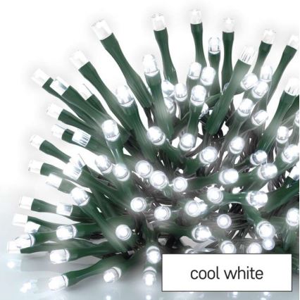 LED Kalėdinė lauko girlianda 180xLED/8 režimų 23m IP44 šaltai balta