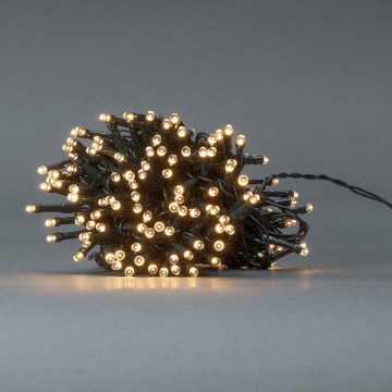 LED Kalėdinė lauko girlianda 192xLED/7 funkcijų/3xAA 14,9m IP44 šiltai balta