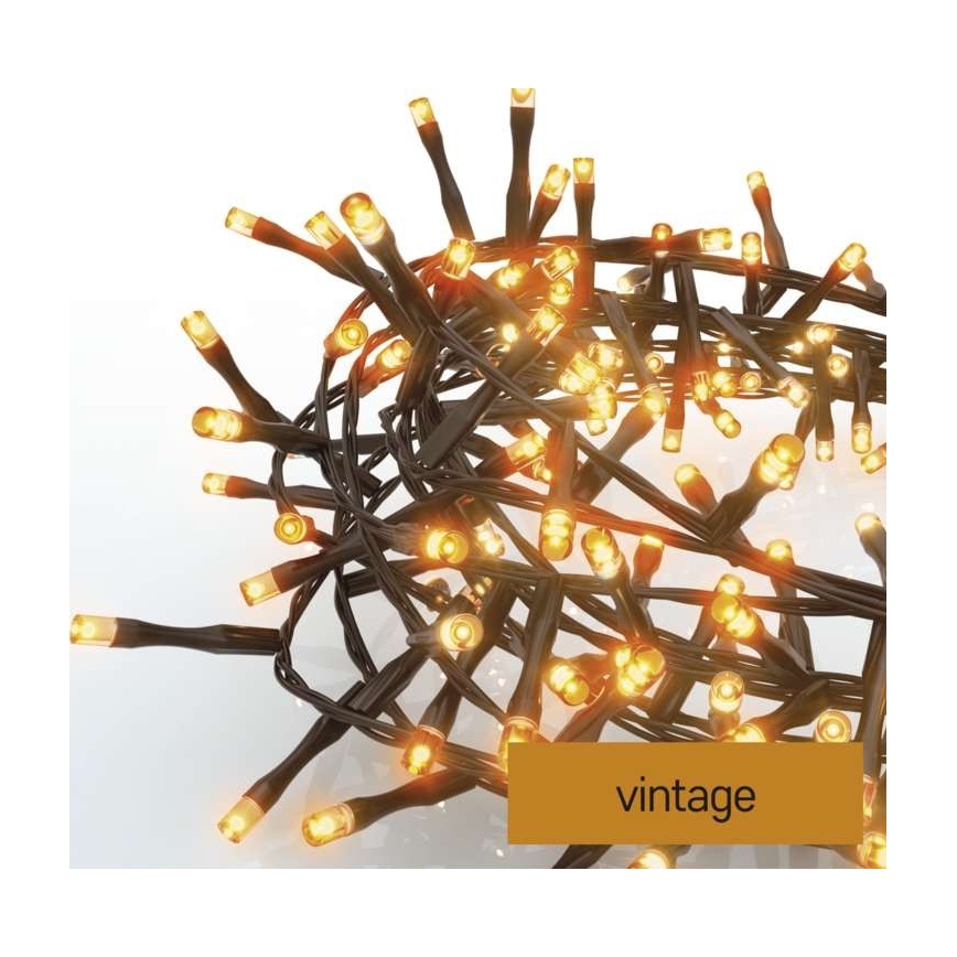 LED Kalėdinė lauko girlianda 300xLED/11m IP44 vintažinė