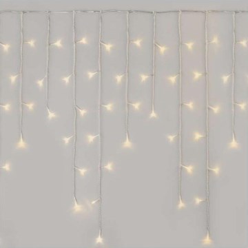 LED Kalėdinė lauko girlianda 300xLED/8 režimai 10m IP44 šiltai balta + nuotolinio valdymo pultas