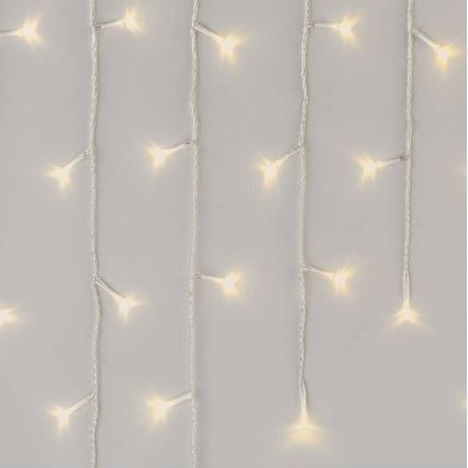 LED Kalėdinė lauko girlianda 300xLED/8 režimai 10m IP44 šiltai balta + valdymo pultas