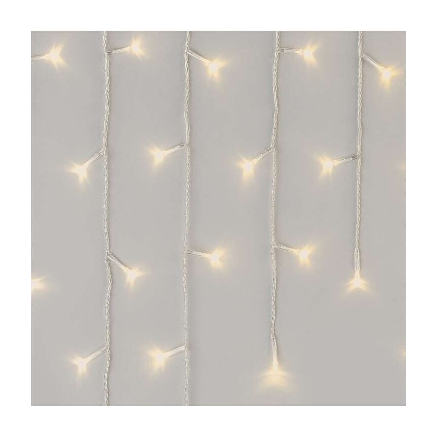 LED Kalėdinė lauko girlianda 300xLED/8 režimai 10m IP44 šiltai balta + valdymo pultas
