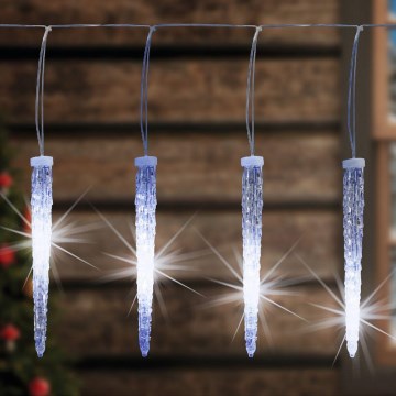 LED kalėdinė lauko girlianda 360xLED 10,6m IP44 šalta balta