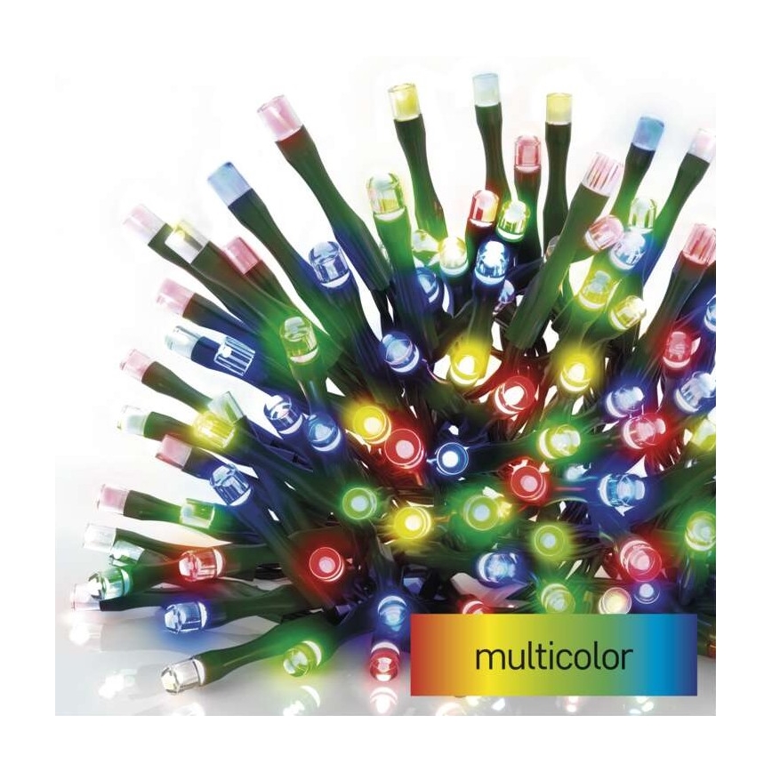 LED Kalėdinė lauko girlianda 40xLED/9m IP44 daugiaspalvė
