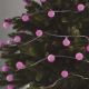 LED Kalėdinė lauko girlianda 40xLED/9m IP44 rožinė