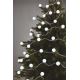 LED Kalėdinė lauko girlianda 40xLED/9m IP44 šaltai balta