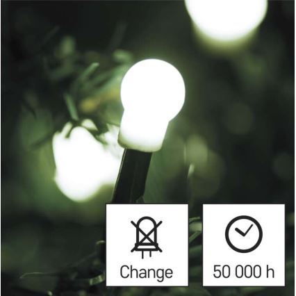 LED Kalėdinė lauko girlianda 480xLED/53m IP44 šaltai balta