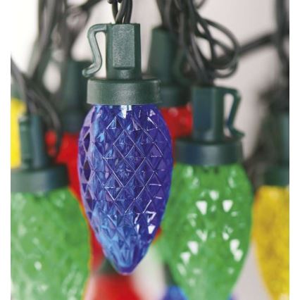 LED Kalėdinė lauko girlianda 50xLED/8 režimai 14,8m IP44 daugiaspalvė