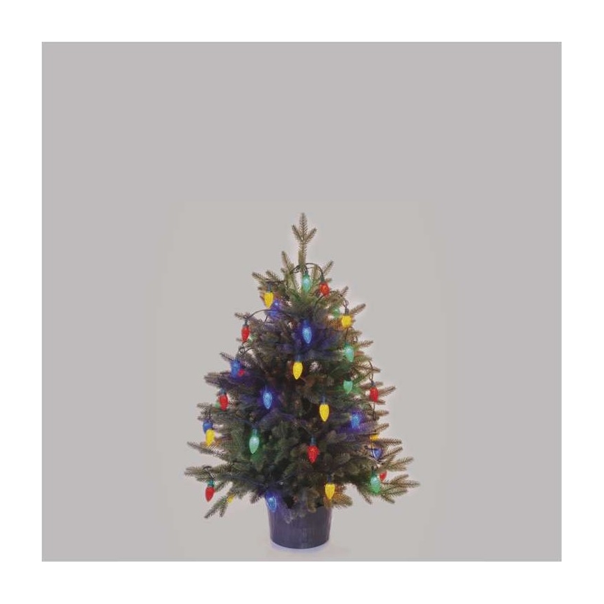 LED Kalėdinė lauko girlianda 50xLED/8 režimai 14,8m IP44 daugiaspalvė