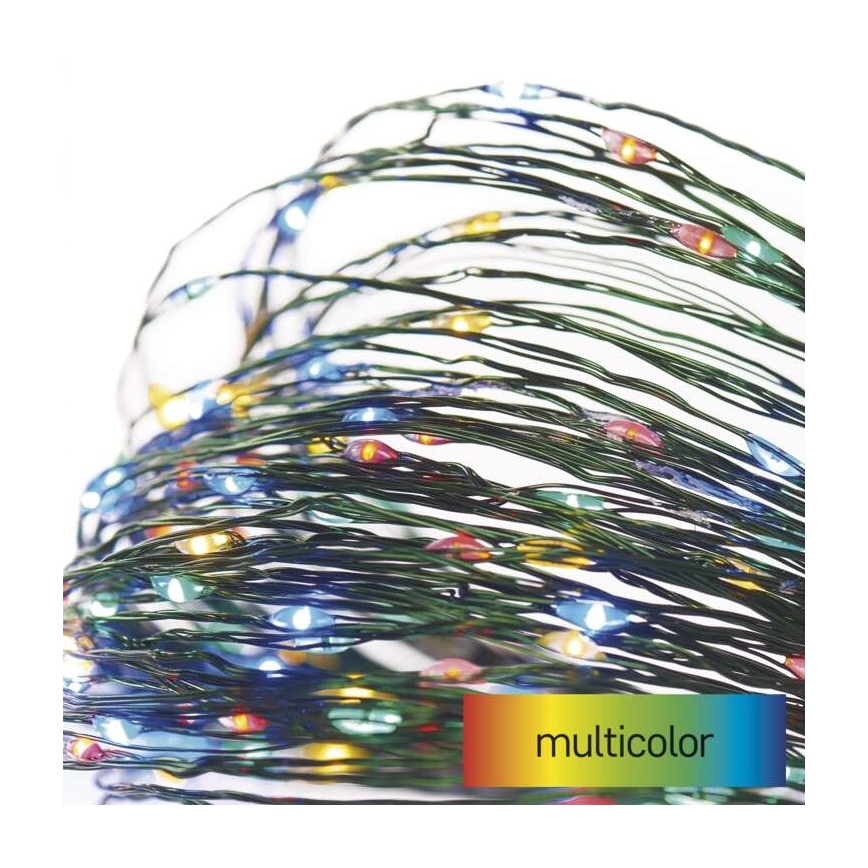 LED Kalėdinė lauko girlianda  75xLED/12,5m IP44 daugiaspalvė