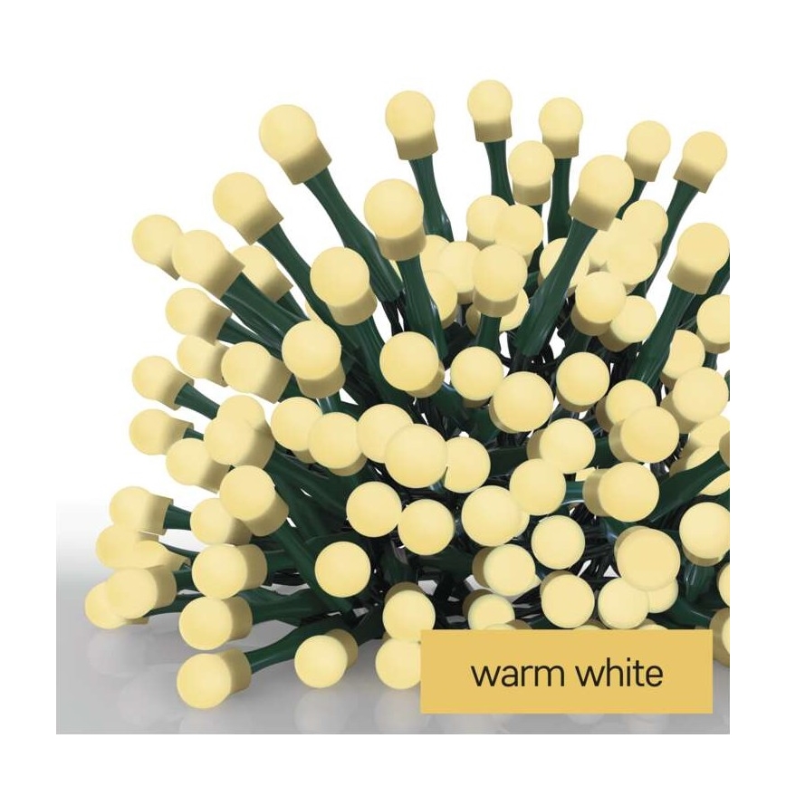 LED Kalėdinė lauko girlianda 80xLED/13m IP44 šiltai balta