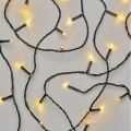 LED Kalėdinė lauko girlianda 80xLED/3xAA 6,1 m IP44 šiltai balta
