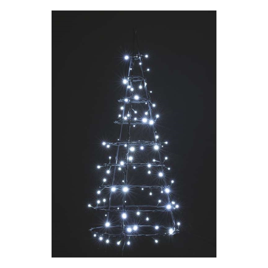 LED Kalėdinė lauko girlianda CHAIN 40xLED 9m IP44 šaltai balta