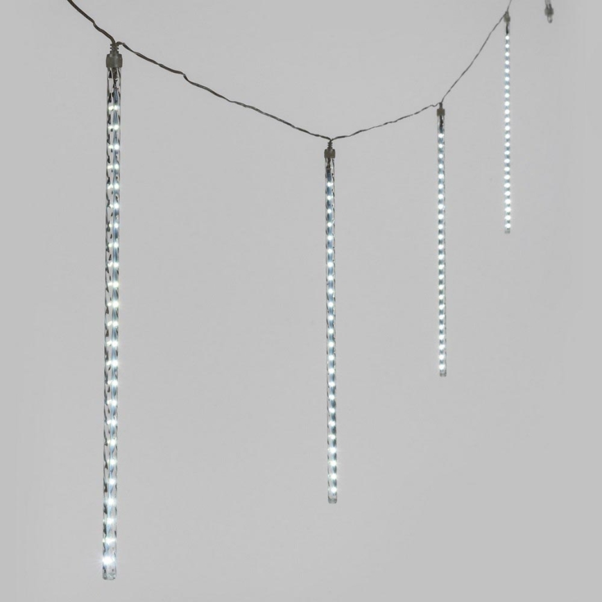 LED Kalėdinė lauko girlianda ICICLE 480xLED 14m IP44 šaltai balta