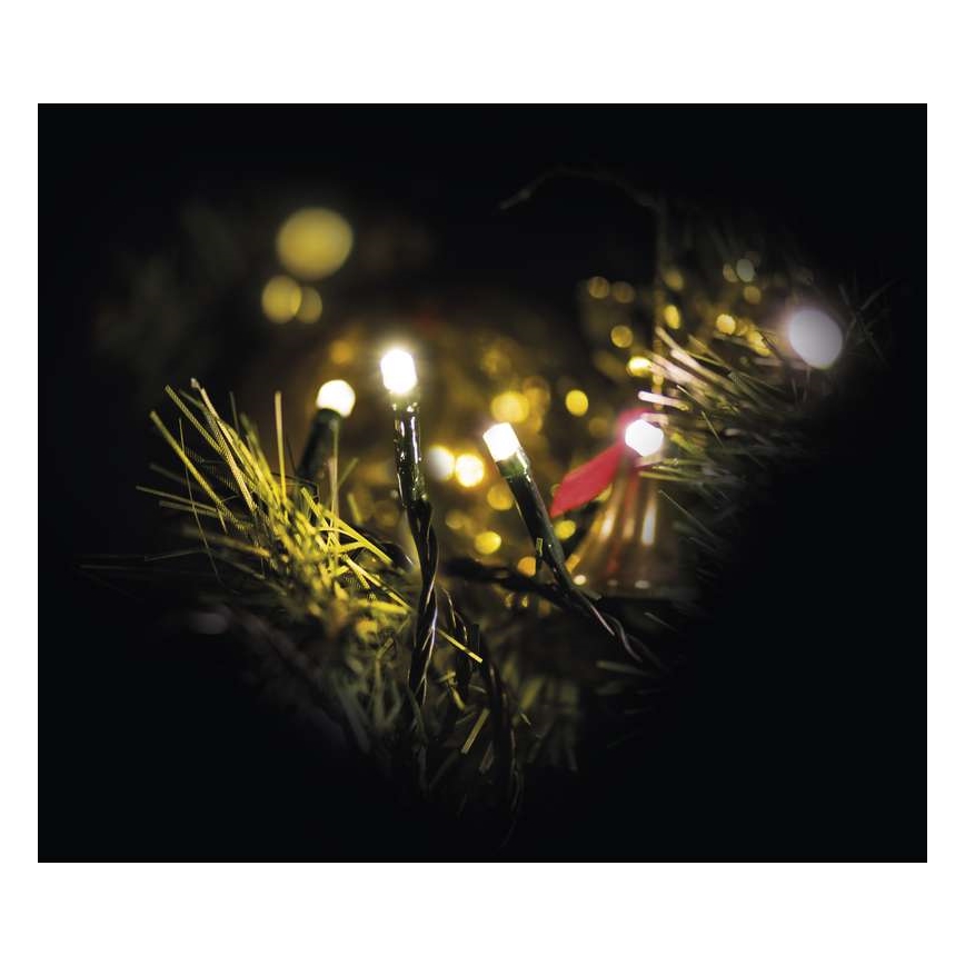 LED Kalėdinė lauko grandinė 80xLED/13m IP44 šiltai balta