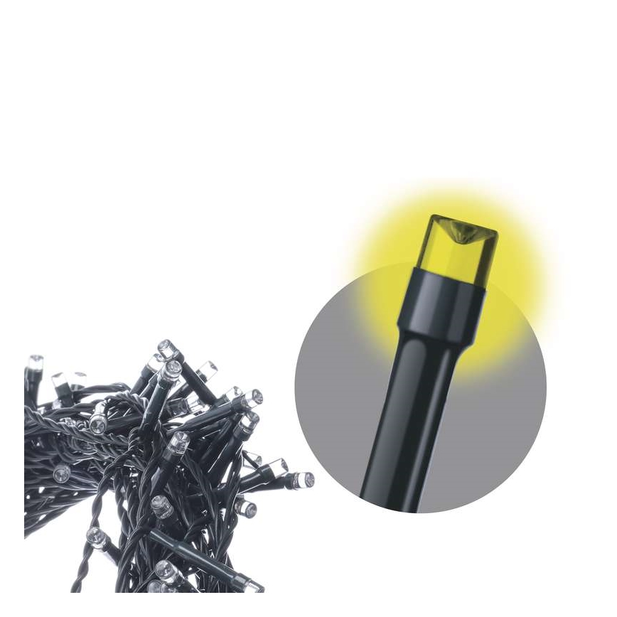 LED Kalėdinė lauko grandinė 80xLED/13m IP44 šiltai balta