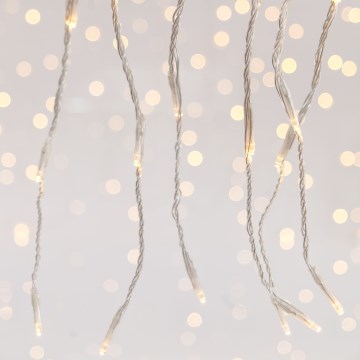 LED Kalėdinė lauko užuolaida CURTAIN 360xLED/3,6W/230V 2x2 m IP44 šilta balta