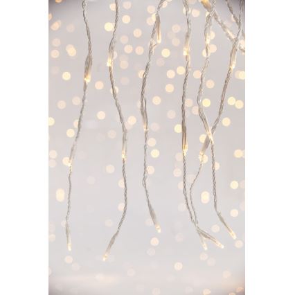 LED Kalėdinė lauko užuolaida CURTAIN 360xLED/3,6W/230V 2x2 m IP44 šilta balta