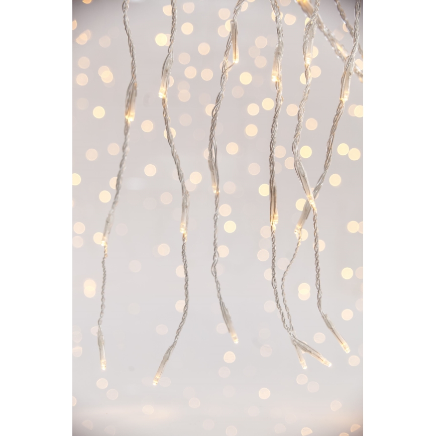 LED Kalėdinė lauko užuolaida CURTAIN 360xLED/3,6W/230V 2x2 m IP44 šilta balta