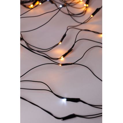 LED Kalėdinė lauko užuolaida NET 240xLED/7,2W/230V 1,5x2 m IP44 šilta balta