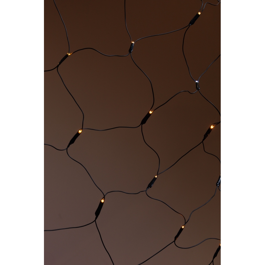 LED Kalėdinė lauko užuolaida NET 240xLED/7,2W/230V 1,5x2 m IP44 šilta balta