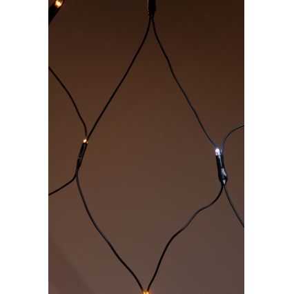 LED Kalėdinė lauko užuolaida NET 240xLED/7,2W/230V 1,5x2 m IP44 šilta balta