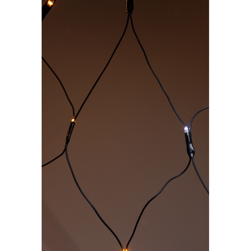 LED Kalėdinė lauko užuolaida NET 240xLED/7,2W/230V 1,5x2 m IP44 šilta balta