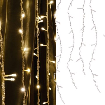 LED Kalėdinė užuolaida ESTELLA 47xLED/8 funkcijų 3,5 m šilta balta