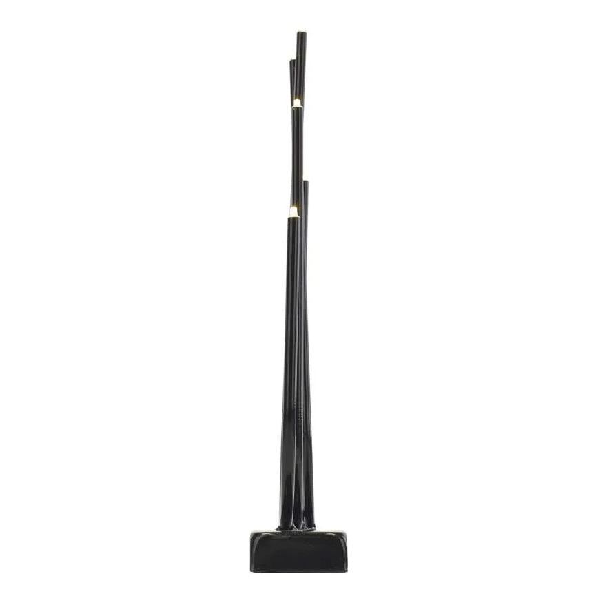 LED kalėdinė žvakidė 6xLED/2xAA juoda