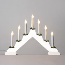 LED Kalėdinė žvakidė FILAMENT 7xLED/0,2W/230V