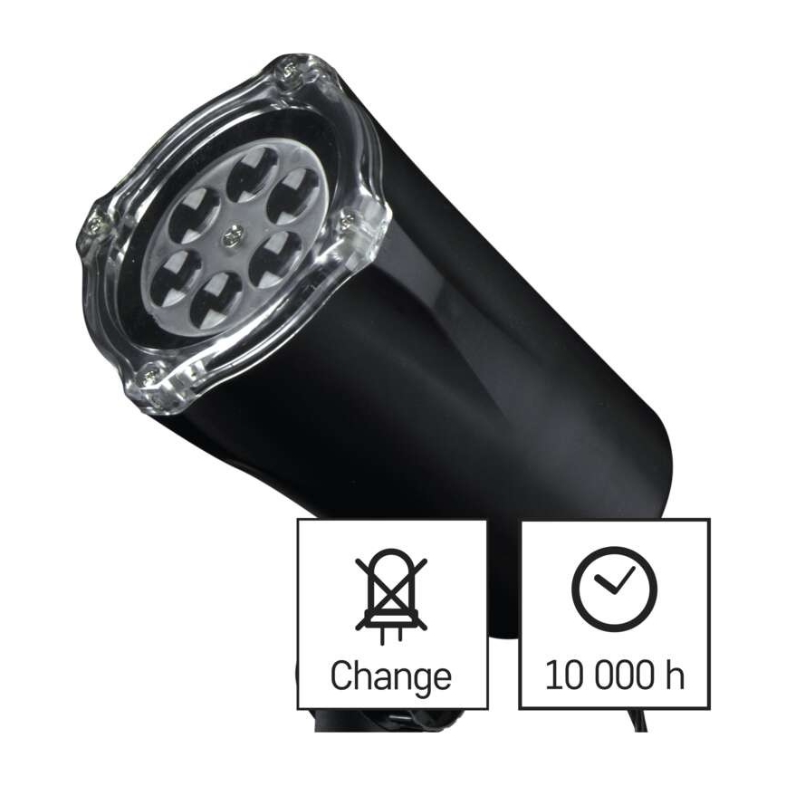 LED Kalėdinis lauko projektorius LED/3,6W/230V IP44 šaltai balta
