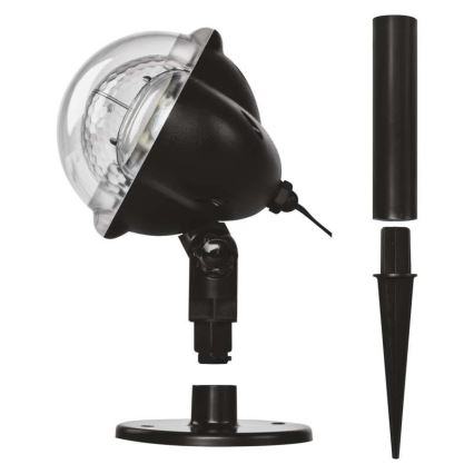 LED kalėdinis lauko projektorius LED/4W/230V IP44 šaltai balta
